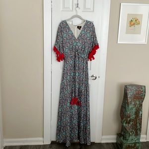 EUC Anthropologie Floral Bohemian Style Dress